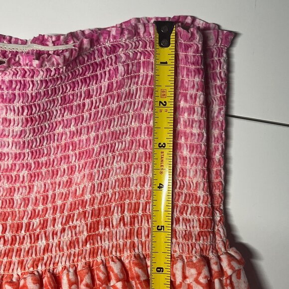 Ralph Lauren Maxi Skirt with Ruffled Elastic Bandeau Waist - Picture 6 of 7